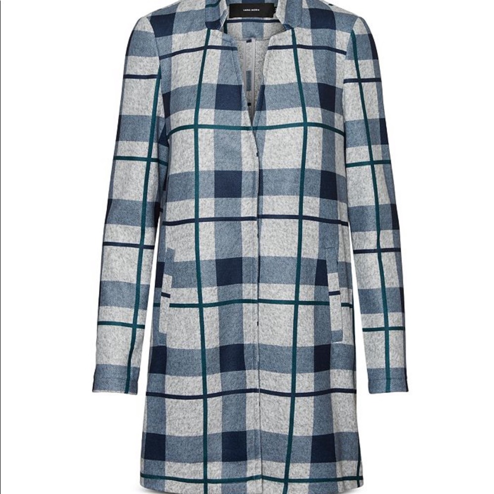 Vero Moda Katrine Checked Brushed Jacket